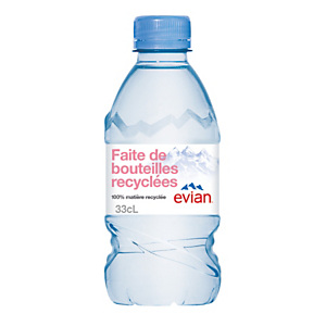 Evian Eau minérale naturelle - Lot 24 bouteilles 33 cl Evian Eau minérale naturelle - Lot 24 bouteilles 33 cl