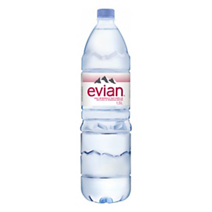 Evian Eau minérale plate - Lot 12 bouteilles 1,5 L Evian Eau minérale plate - Lot 12 bouteilles 1,5 L