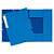 EXACOMPTA 25 Chemises Forever® A4 à 3 rabats et à élastiques, 225 feuilles, 240 x 320 mm,  carte recyclé, bleu clair - 1
