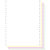 EXACOMPTA 500 feuilles de listing autocopiantes blanc/jaune/rose/vert 240x12 4plis Bandes Caroll Détachables - Blanc - 1