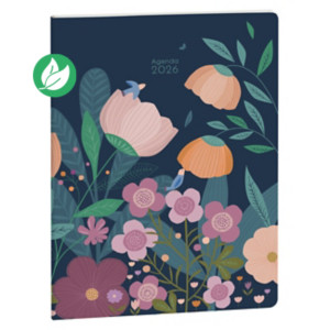 Exacompta Agenda mensuel EasySlim 21 Mini Labo 12 Mois - Format 15 x 21 cm - Bleu - 2026 Exacompta Agenda mensuel EasySlim 21 Mini Labo 12 Mois - Format 15 x 21 cm - Bleu - 2026