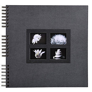 EXACOMPTA Album photos à spirales 60 pages noires Passion - 32x32 cm