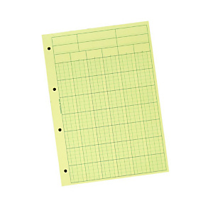 Exacompta Bloc Audit de Contrôle comptable, 6 colonnes, 70 feuillets - 21 x 29,7 cm - A4 - lot de 5 Exacompta Bloc Audit de Contrôle comptable, 6 colonnes, 70 feuillets - 21 x 29,7 cm - A4 - lot de 5