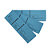 EXACOMPTA Bloc passe-partout 100 feuillets numérotés de 3 volets - Format 4,8x15 cm - Bleu - 3