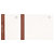 EXACOMPTA Bloc vendeur à bande couleur 100 feuillets double numérotage - Format 6 ,6x13,5 cm - Bistre - 1