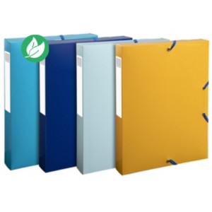 Exacompta Boîte de classement A4 BeeBlue - Polypro recyclé 7/10E - Dos 4 cm - Assorties Exacompta Boîte de classement A4 BeeBlue - Polypro recyclé 7/10E - Dos 4 cm - Assorties