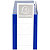 Exacompta Boîte de classement A4 Fermeture pression - Polypropylène 7/10E - Dos 6 cm - Bleu - Lot de 10 - 3