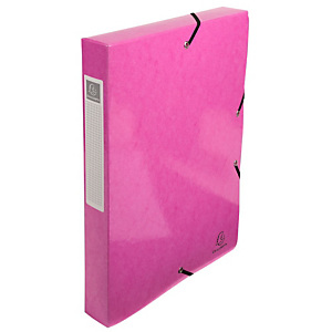 Exacompta Boîte de classement Iderama A4 350 feuilles Dos de 40 mm, rose (lot de 8) Exacompta Boîte de classement Iderama A4 350 feuilles Dos de 40 mm, rose (lot de 8)
