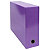 Exacompta Boîte de classement Iderama A4 en carton - Dos 9 cm - Violet - Lot de 5 - 1