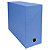 Exacompta Boîte de classement en toile cartonnée - Dos  120 mm, bleu clair - Lot de 5 boîtes - 1