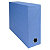 Exacompta Boîte de classement en toile cartonnée - Dos  90 mm, bleu clair - Lot de 5 boîtes - 1