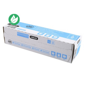Exacompta Bobine TPE carte bancaire 57 x 30 x 12 mm - Longueur 9M - 40642E - Rouleau papier thermique 1 pli 55g sans Bisphénol A - Lot de 20 Exacompta Bobine TPE carte bancaire 57 x 30 x 12 mm - Longueur 9M - 40642E - Rouleau papier thermique 1 pli 55g sans Bisphénol A - Lot de 20