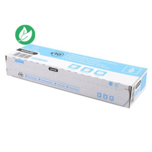 Exacompta Bobine TPE carte bancaire 57 x 40 x 12 mm - Longueur 18M - 40349E - Rouleau Papier thermique 1 pli 55g sans Bisphénol A - Lot de 10 Exacompta Bobine TPE carte bancaire 57 x 40 x 12 mm - Longueur 18M - 40349E - Rouleau Papier thermique 1 pli 55g sans Bisphénol A - Lot de 10