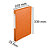 EXACOMPTA Boite de classement Cartobox Dos 25mm Carte lustrée - A4 - Orange - 3