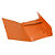 EXACOMPTA Boite de classement Cartobox Dos 25mm Carte lustrée - A4 - Orange - 5