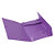 EXACOMPTA Boite de classement Cartobox Dos 25mm Carte lustrée - A4 - Violet - 5