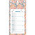 EXACOMPTA Calendrier mensuel Mini Labo avec feuillets détachables 13 x 23 cm sur support plaque imprimée 16 x 33 cm 2024 - Visuels assortis - 1