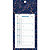 EXACOMPTA Calendrier mensuel Mini Labo avec feuillets détachables 13 x 23 cm sur support plaque imprimée 16 x 33 cm 2024 - Visuels assortis - 2