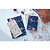 EXACOMPTA Calendrier mensuel Mini Labo avec feuillets détachables 13 x 23 cm sur support plaque imprimée 16 x 33 cm 2024 - Visuels assortis - 3