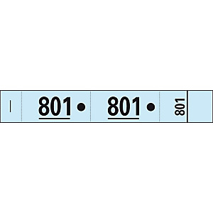 EXACOMPTA Carnet de 50 tickets vestiaires numérotés de 3 volets (dont 2 volets avec trous) - Format 20x3 cm - Bleu EXACOMPTA Carnet de 50 tickets vestiaires numérotés de 3 volets (dont 2 volets avec trous) - Format 20x3 cm - Bleu