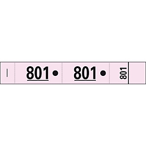 EXACOMPTA Carnet de 50 tickets vestiaires numérotés de 3 volets (dont 2 volets avec trous) - Format 20x3 cm - Rose EXACOMPTA Carnet de 50 tickets vestiaires numérotés de 3 volets (dont 2 volets avec trous) - Format 20x3 cm - Rose