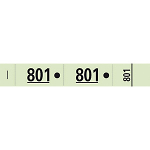 EXACOMPTA Carnet de 50 tickets vestiaires numérotés de 3 volets (dont 2 volets avec trous) - Format 20x3 cm - Vert EXACOMPTA Carnet de 50 tickets vestiaires numérotés de 3 volets (dont 2 volets avec trous) - Format 20x3 cm - Vert