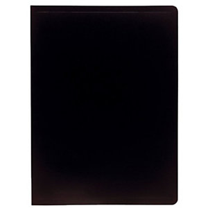 Exacompta Carpeta de fundas A4, 100 fundas, negro