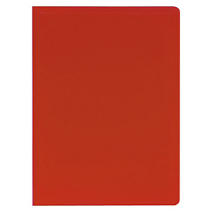 Exacompta Carpeta de fundas A4, 100 fundas rugosas, cubierta flexible, rojo Exacompta Carpeta de fundas A4, 100 fundas rugosas, cubierta flexible, rojo