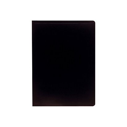 Exacompta Carpeta de fundas A4, 40 fundas rugosas, polipropileno suave, negro - 1