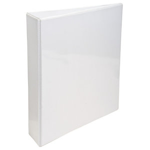 Exacompta Carpeta personalizable canguro de 2 anillas de 25 mm A4 Maxi lomo 47 mm de cartón plastificado blanco