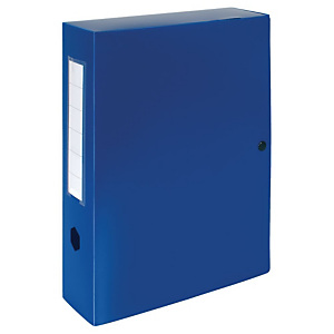 Exacompta Carpeta de proyectos, A4, polipropileno, lomo 80 mm, azul Exacompta Carpeta de proyectos, A4, polipropileno, lomo 80 mm, azul