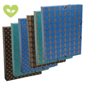 EXACOMPTA Cartella portaprogetti con elastici NeoDeco, 25 x 33 cm, Dorso 2,5 cm, Cartoncino lustré stampato con grafica dorata, Colori e Design Assortiti (confezione 8 pezzi) EXACOMPTA Cartella portaprogetti con elastici NeoDeco, 25 x 33 cm, Dorso 2,5 cm, Cartoncino lustré stampato con grafica dorata, Colori e Design Assortiti (confezione 8 pezzi)