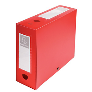 Exacompta Cartella progetti, Dorso 100 mm, Dimensioni 240 x 320 mm, Rosso (confezione 10 pezzi) Exacompta Cartella progetti, Dorso 100 mm, Dimensioni 240 x 320 mm, Rosso (confezione 10 pezzi)
