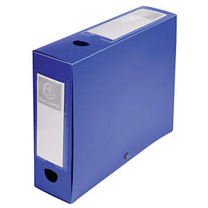 Exacompta Cartella progetti, Dorso 80 mm, Dimensioni 240 x 320 mm, Blu (confezione 10 pezzi) Exacompta Cartella progetti, Dorso 80 mm, Dimensioni 240 x 320 mm, Blu (confezione 10 pezzi)