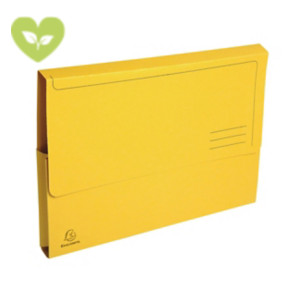 EXACOMPTA Cartellina a busta con soffietto Forever®, 24 x 32 cm, Cartoncino riciclato, Giallo (confezione 10 pezzi) EXACOMPTA Cartellina a busta con soffietto Forever®, 24 x 32 cm, Cartoncino riciclato, Giallo (confezione 10 pezzi)