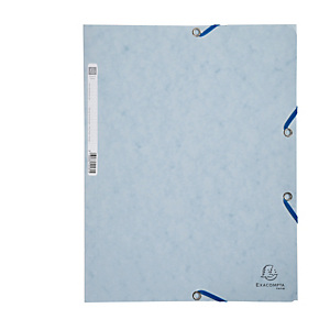 EXACOMPTA Cartellina con elastico - cartoncino lustrè - 3 lembi - 400 gr - 24x32 cm - grigio chiaro EXACOMPTA Cartellina con elastico - cartoncino lustrè - 3 lembi - 400 gr - 24x32 cm - grigio chiaro