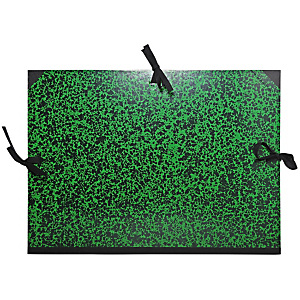 EXACOMPTA Carton à dessin Annonay avec rubans 37x52 cm - Pour formats B3 et 1/2 raisin - Vert EXACOMPTA Carton à dessin Annonay avec rubans 37x52 cm - Pour formats B3 et 1/2 raisin - Vert