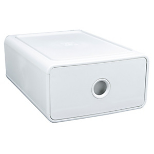 EXACOMPTA Cassettiera da scrivania a 1 cassetto Tiny-Box Autentik, 26,5 x 19 x 10,7 cm, Polistirene riciclato, Bianco EXACOMPTA Cassettiera da scrivania a 1 cassetto Tiny-Box Autentik, 26,5 x 19 x 10,7 cm, Polistirene riciclato, Bianco