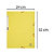 EXACOMPTA Chemise 3 rabats à élastiques carte lustrée 400g/m2 - A4 - Jaune citron - 2