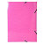 Exacompta Chemise 3 rabats à élastiques IDERAMA en carte pelliculée 600 g/m², format A3 - Coloris assortis - 4