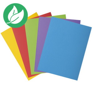 Exacompta Chemise-dossier 2 rabats 240 x 320 mm - Carte 220 g/m² - Assortis Vifs Exacompta Chemise-dossier 2 rabats 240 x 320 mm - Carte 220 g/m² - Assortis Vifs