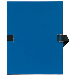 Exacompta Chemise dos extensible sans rabat 24 x 32 cm - Bleu foncé