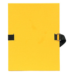 Exacompta Chemise dos extensible sans rabat 24 x 32 cm jaune