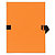 Exacompta Chemise dos extensible sans rabat 24 x 32 cm - Orange - 1