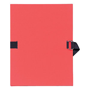 Exacompta Chemise dos extensible sans rabat 24 x 32 cm - Rouge