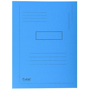 Exacompta Chemise Forever® A4 à 2 rabats avec lignes imprimées, 200 feuilles 240 x 320 mm, carton comprimé recyclé, bleu - Lot de 50 Exacompta Chemise Forever® A4 à 2 rabats avec lignes imprimées, 200 feuilles 240 x 320 mm, carton comprimé recyclé, bleu - Lot de 50