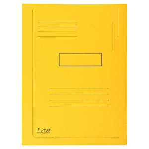 Exacompta Chemise Forever® A4 à 2 rabats avec lignes imprimées, 200 feuilles, 240 x 320 mm, carton comprimé recyclé, jaune Exacompta Chemise Forever® A4 à 2 rabats avec lignes imprimées, 200 feuilles, 240 x 320 mm, carton comprimé recyclé, jaune