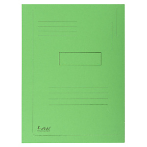 Exacompta Chemise Forever® A4 à 2 rabats avec lignes imprimées, 200 feuilles, 240 x 320 mm, carton comprimé recyclé, vert Exacompta Chemise Forever® A4 à 2 rabats avec lignes imprimées, 200 feuilles, 240 x 320 mm, carton comprimé recyclé, vert