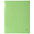 EXACOMPTA Chemise à lamelle carte lustrée pelliculée 355gm2 Iderama - A4 - Vert anis - 1