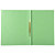 EXACOMPTA Chemise à lamelle carte lustrée pelliculée 355gm2 Iderama - A4 - Vert anis - 2